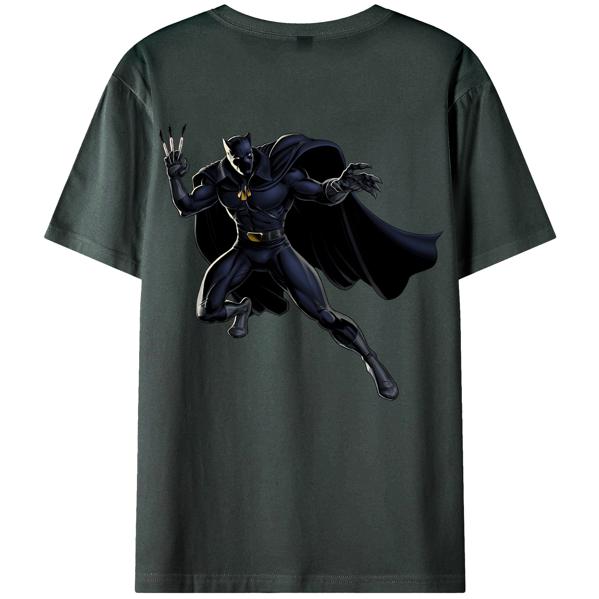 （画像用） アベンジャーズ The Avengers 綿100％ メンズ半袖Tシャツ（バックプリント） 通気性
